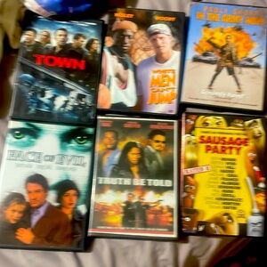 6 dvd’s